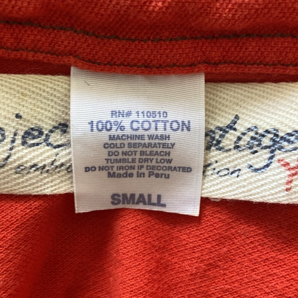 Project E Vintage Polo with Oversized Buttons and Embroidered Details Si… - Picture 9 of 9